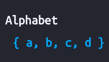 FSA alphabet example